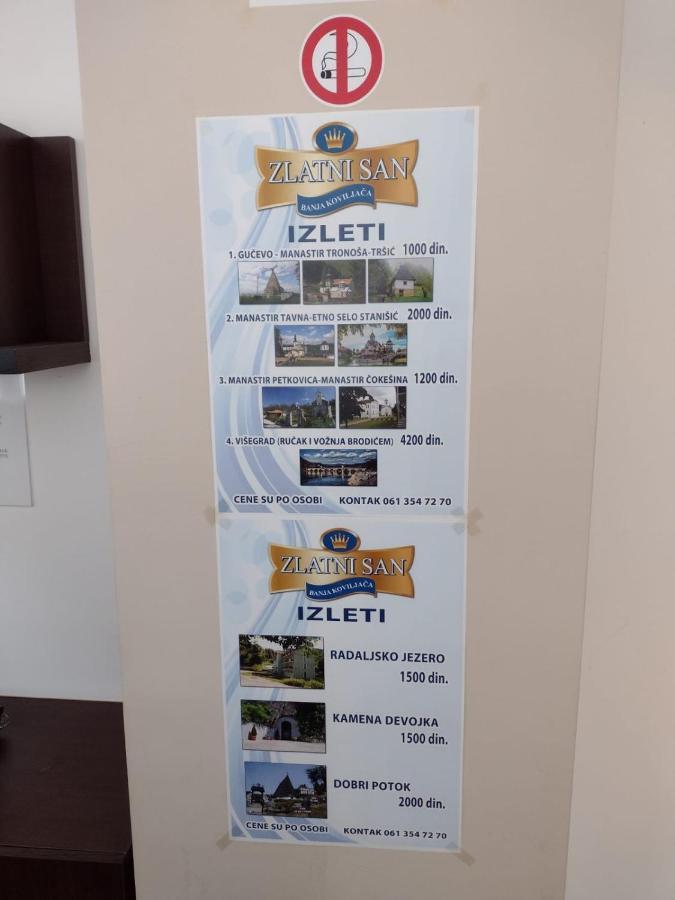 Hotel Zlatni San Banja Koviljača Exteriér fotografie
